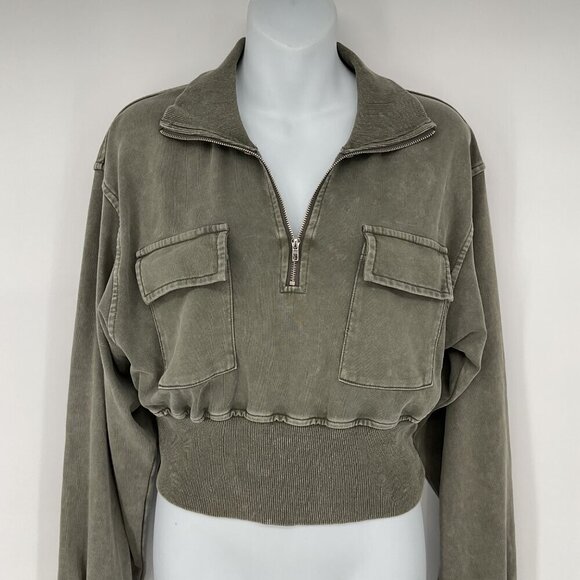 Le lis Drew Cropped  Dolman Sleeve Pullover New‎ Size Medium - Picture 6 of 6